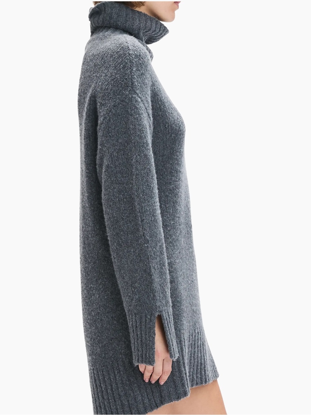 Favorite Daughter St. James Wool Cashmere Turtleneck Sweater Dress XS NWT - Picture 4 of 9